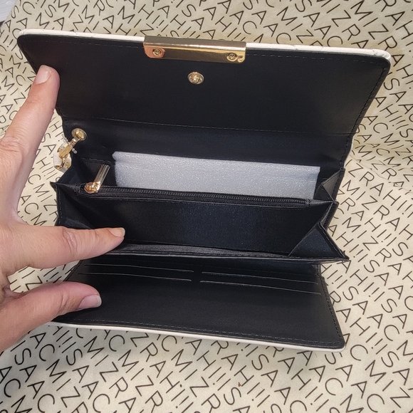 COPY - NWT BOUTIQUE wristlet/Wallet Color: Bone/Off-white - Picture 8 of 13